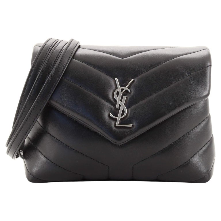 Saint Laurent LouLou Shoulder Bag Matelasse Chevron Leather Toy For