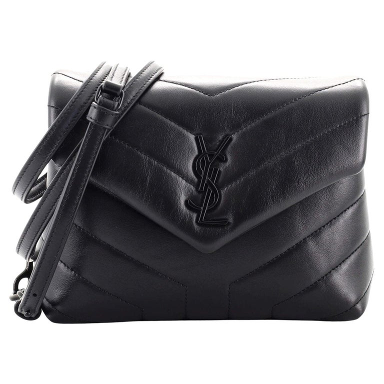 Saint Laurent LouLou Shoulder Bag Matelasse Chevron Leather Toy at 1stDibs