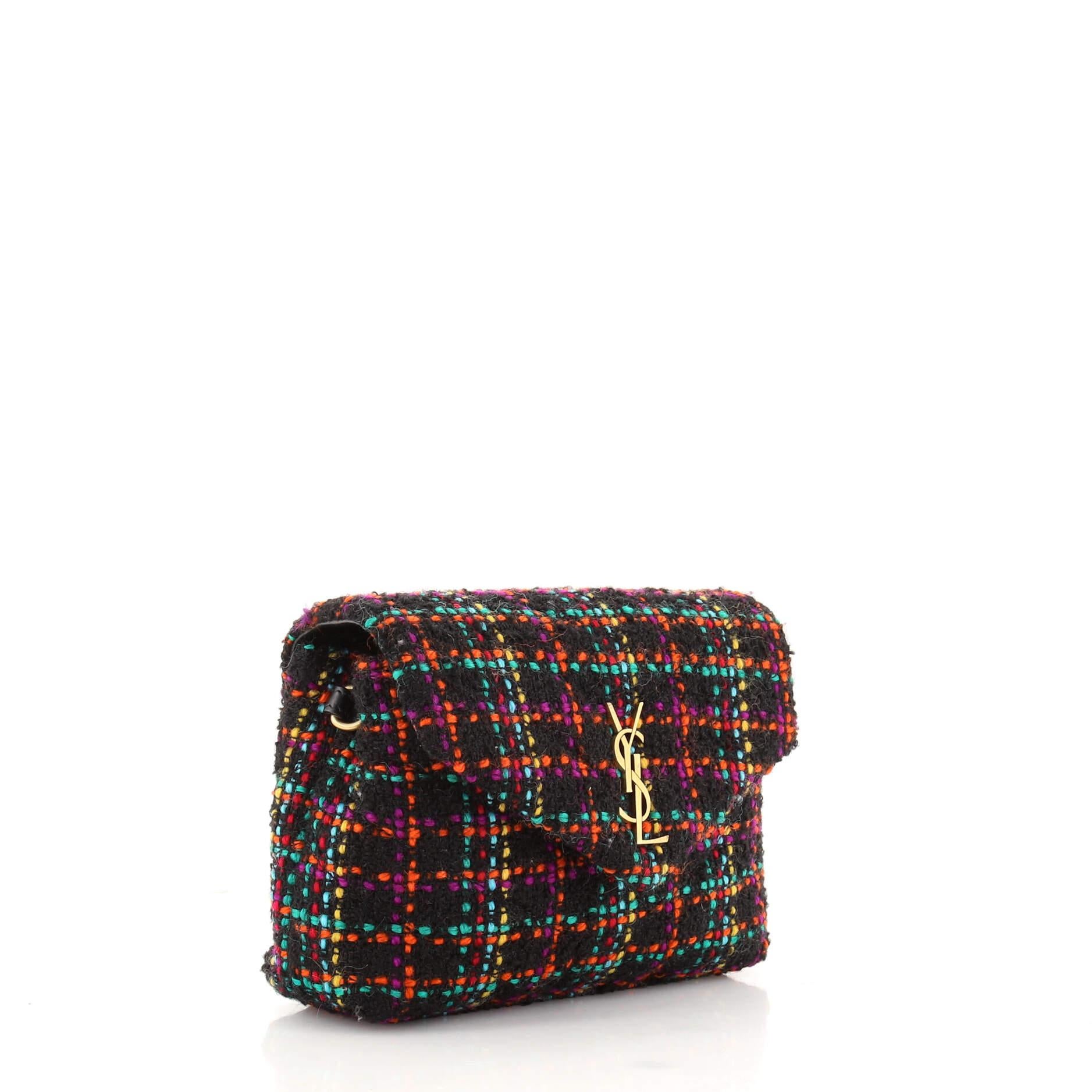 ysl tweed bag