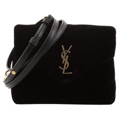Saint Laurent LouLou Shoulder Bag Matelasse Chevron Velvet Toy