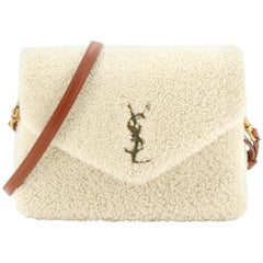 Saint Laurent LouLou Shoulder Bag Shearling Toy