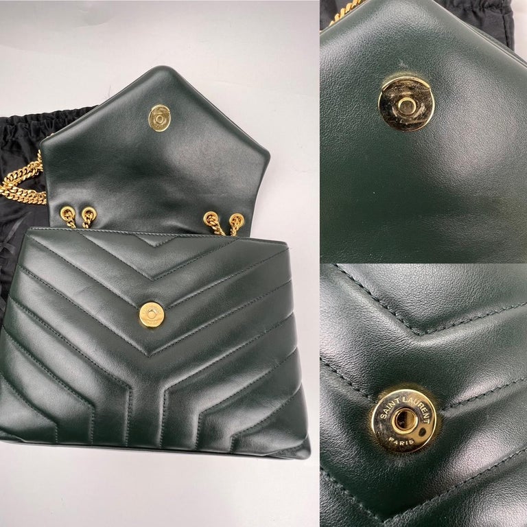 loulou small chain bag in matelassé