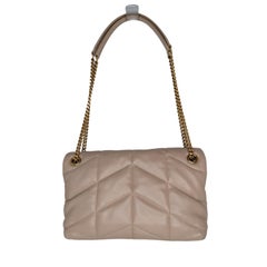 Saint Laurent Loulou Small Puffer YSL Monogram Flap Shoulder Bag