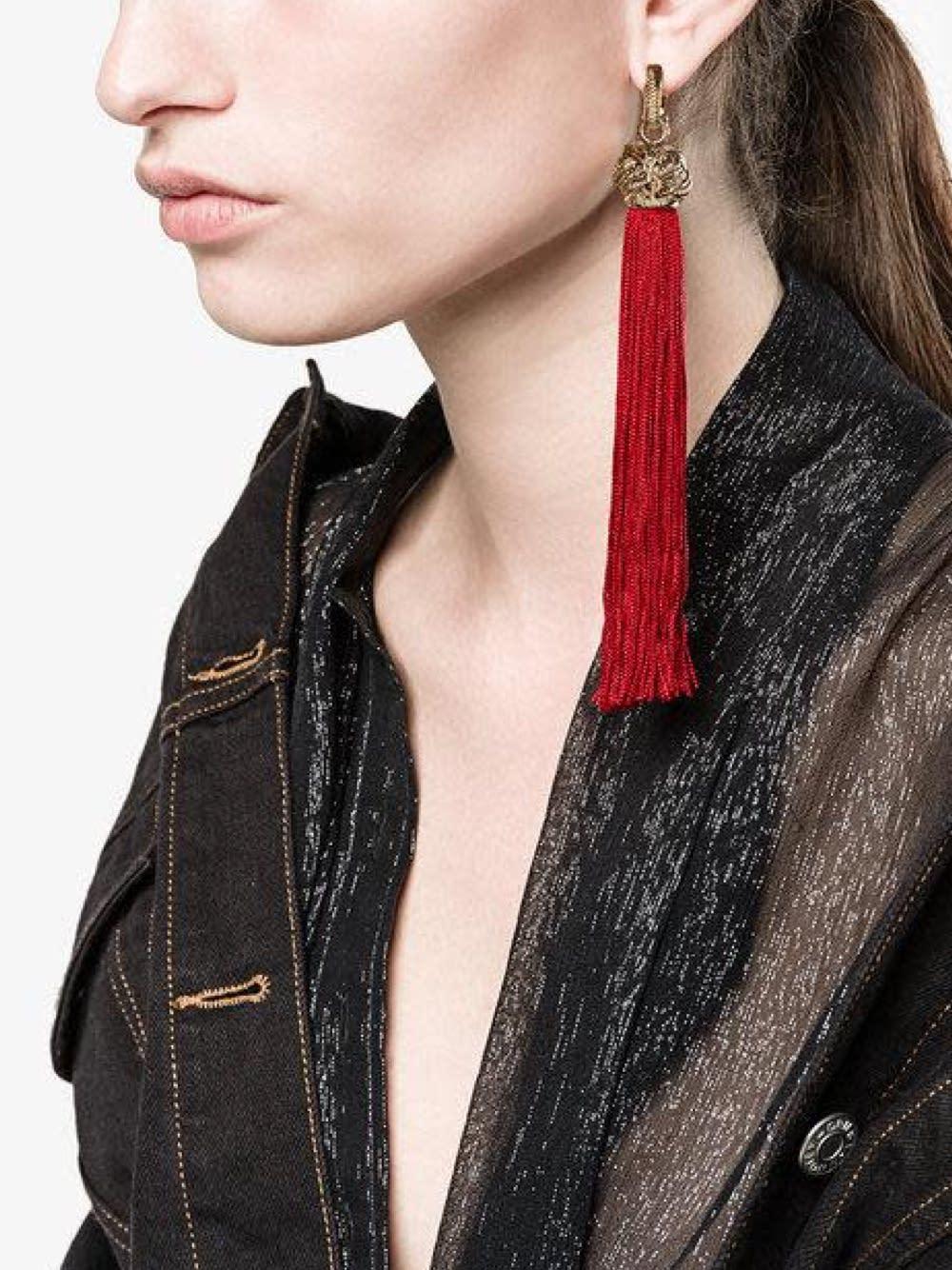ysl tassel earrings