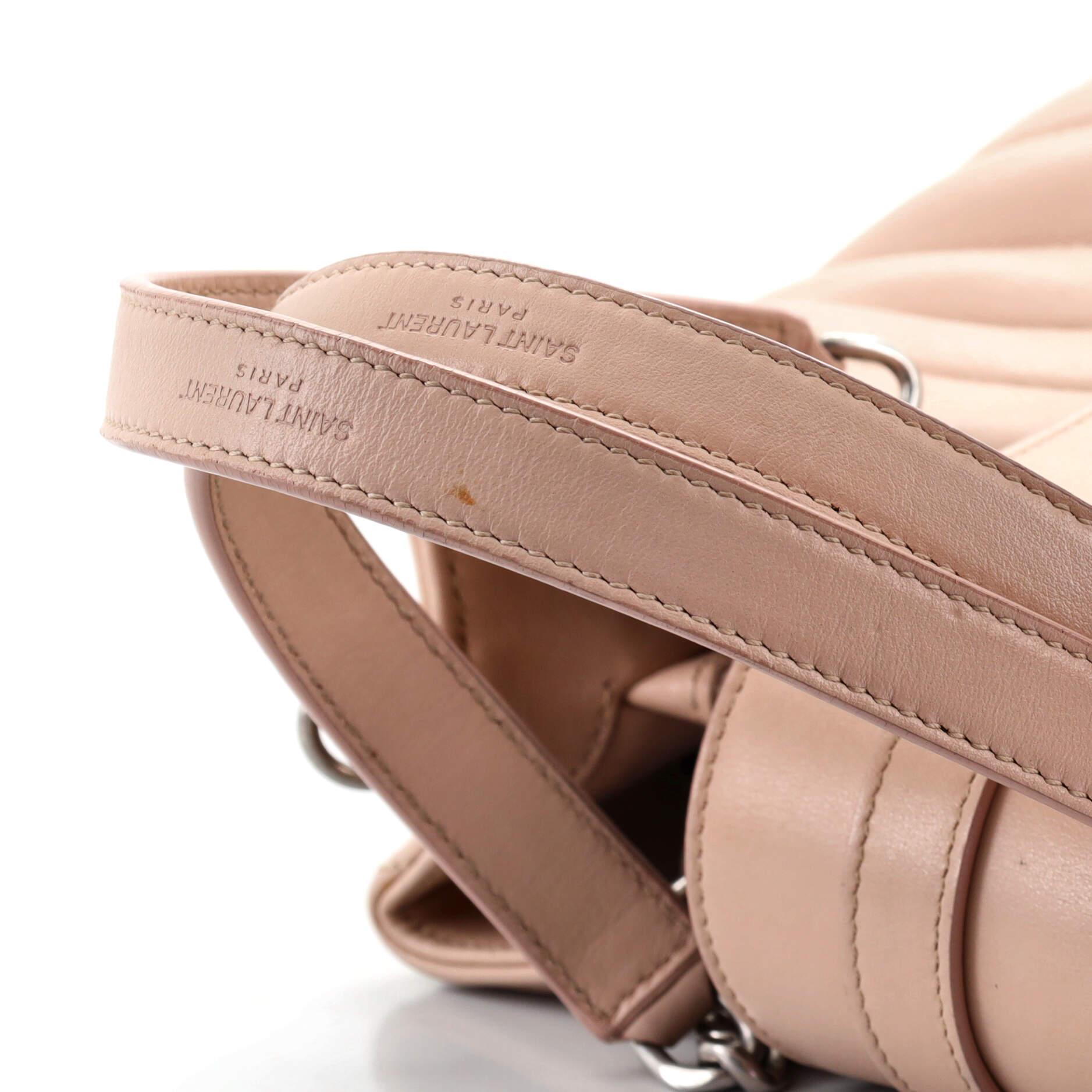 Saint Laurent LouLou Tote Matelasse Chevron Leder Klein 3