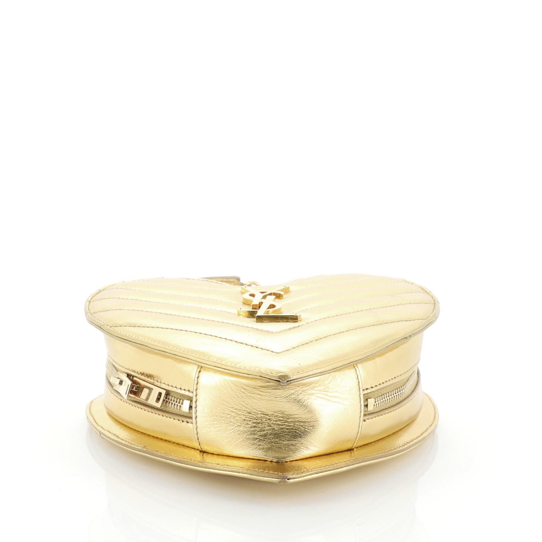 ysl heart bag