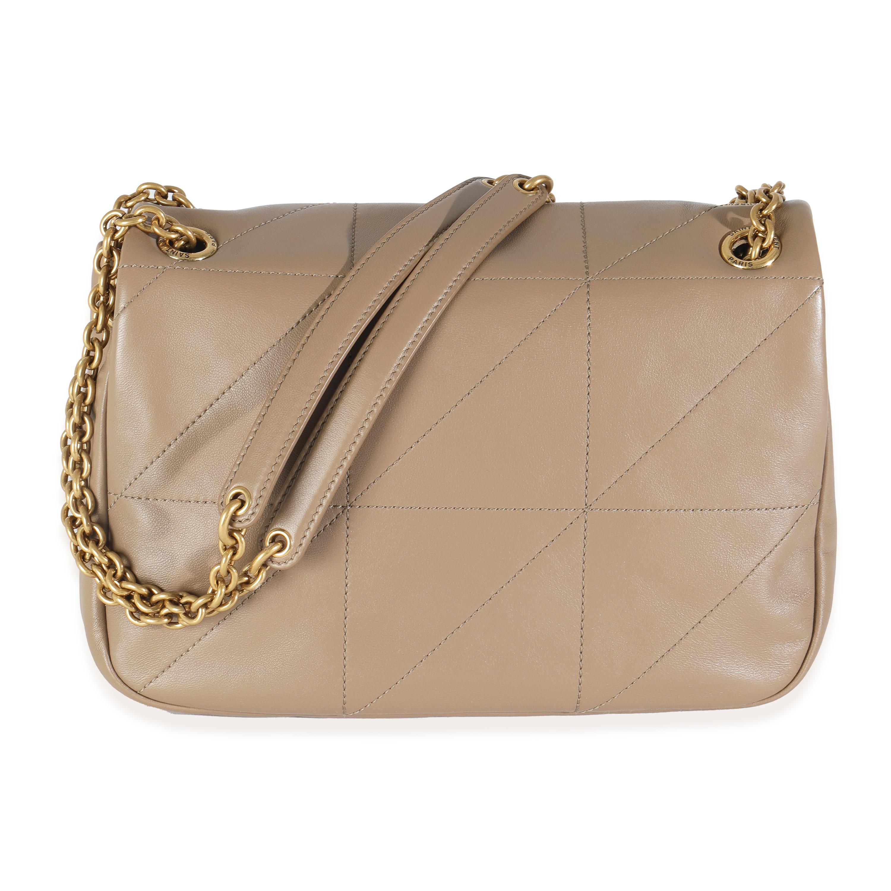Listing Title: Saint Laurent Madder Brown Lambskin Matelasse Monogram Small Jamie 4.3
SKU: 144694
MSRP: 3000.00 USD
Condition: Pre-owned 
Handbag Condition: Pristine
Condition Comments: Item has no indication of wear.  Final sale.
Brand: Saint