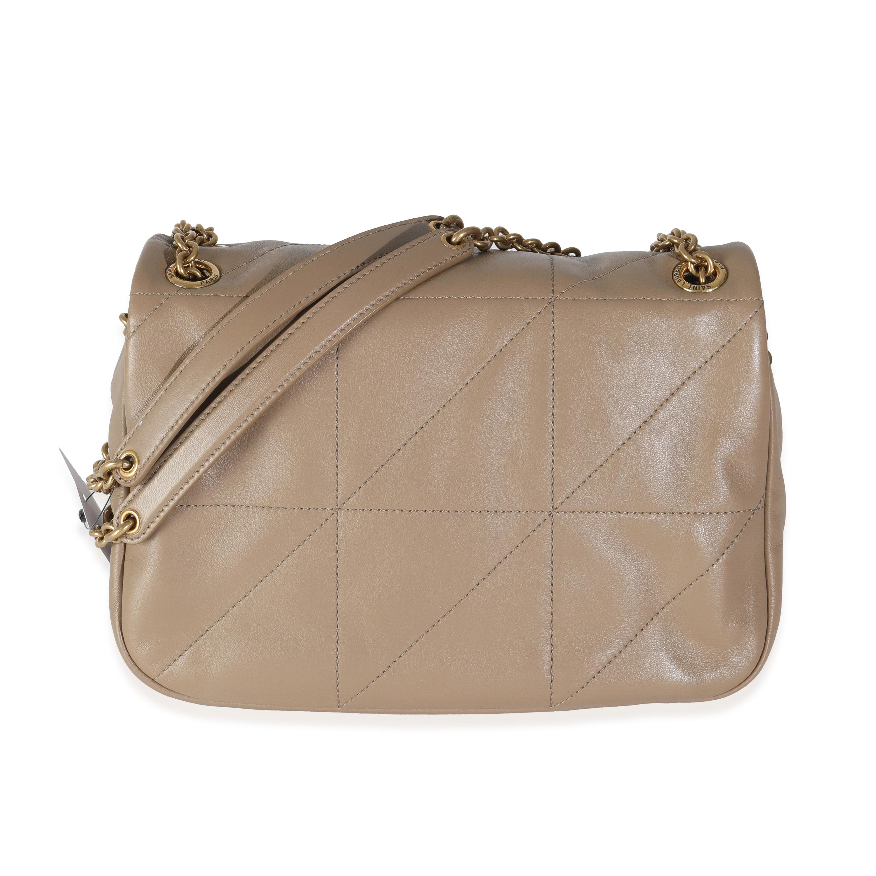 Listing Title: Saint Laurent Madder Brown Lambskin Matelasse Monogram Small Jamie 4.3
SKU: 144695
MSRP: 3000.00 USD
Condition: Pre-owned 
Handbag Condition: Pristine
Condition Comments: Item has no indication of wear.  Final sale.
Brand: Saint