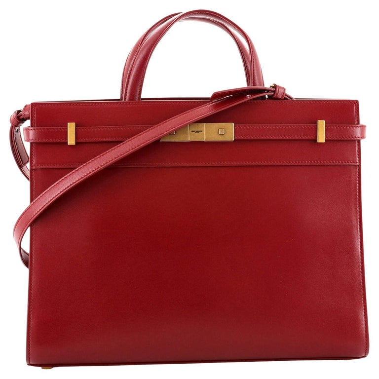 Saint Laurent Manhattan Tote Leather Small at 1stDibs saint