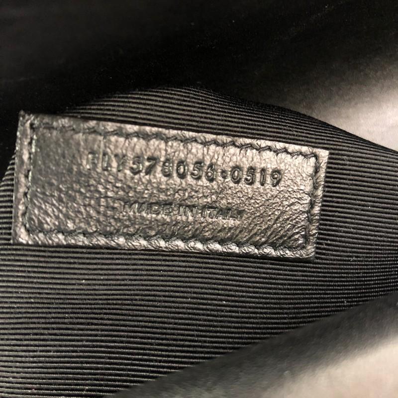 Saint Laurent Margaux Shoulder Bag Leather Medium In Good Condition In NY, NY