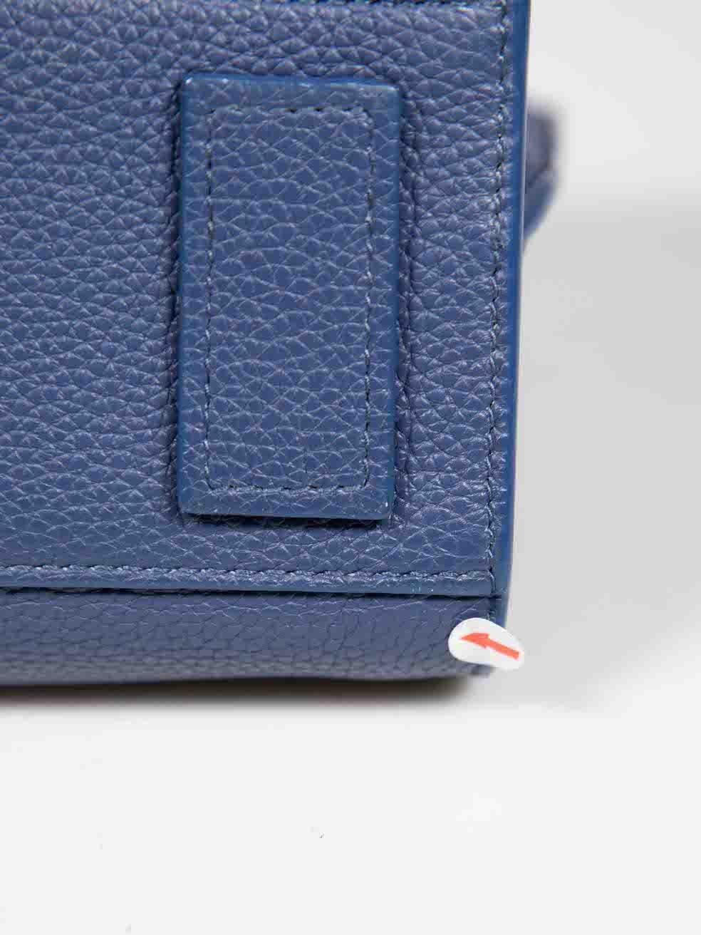 Saint Laurent Marine Grained Calfskin Baby Sac De Jour Bag 1