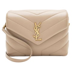 Saint Laurent Matelasse Calfskin Monogram LouLou Toy Crossbody