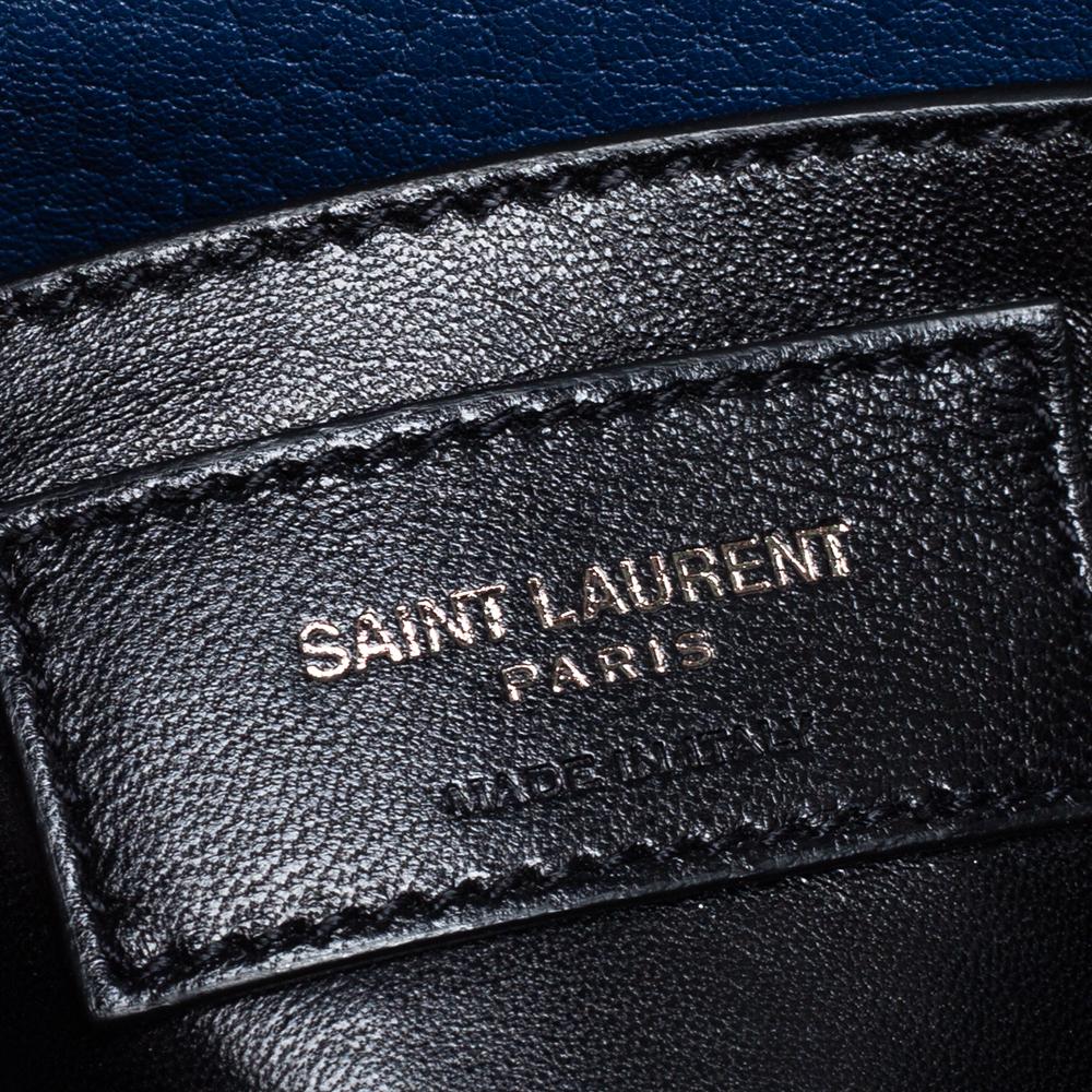 Women's Saint Laurent Matelassé Leather College Top Handle Bag