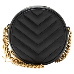Saint Laurent Matelasse Leather Monogram Bubble Small Crossbody