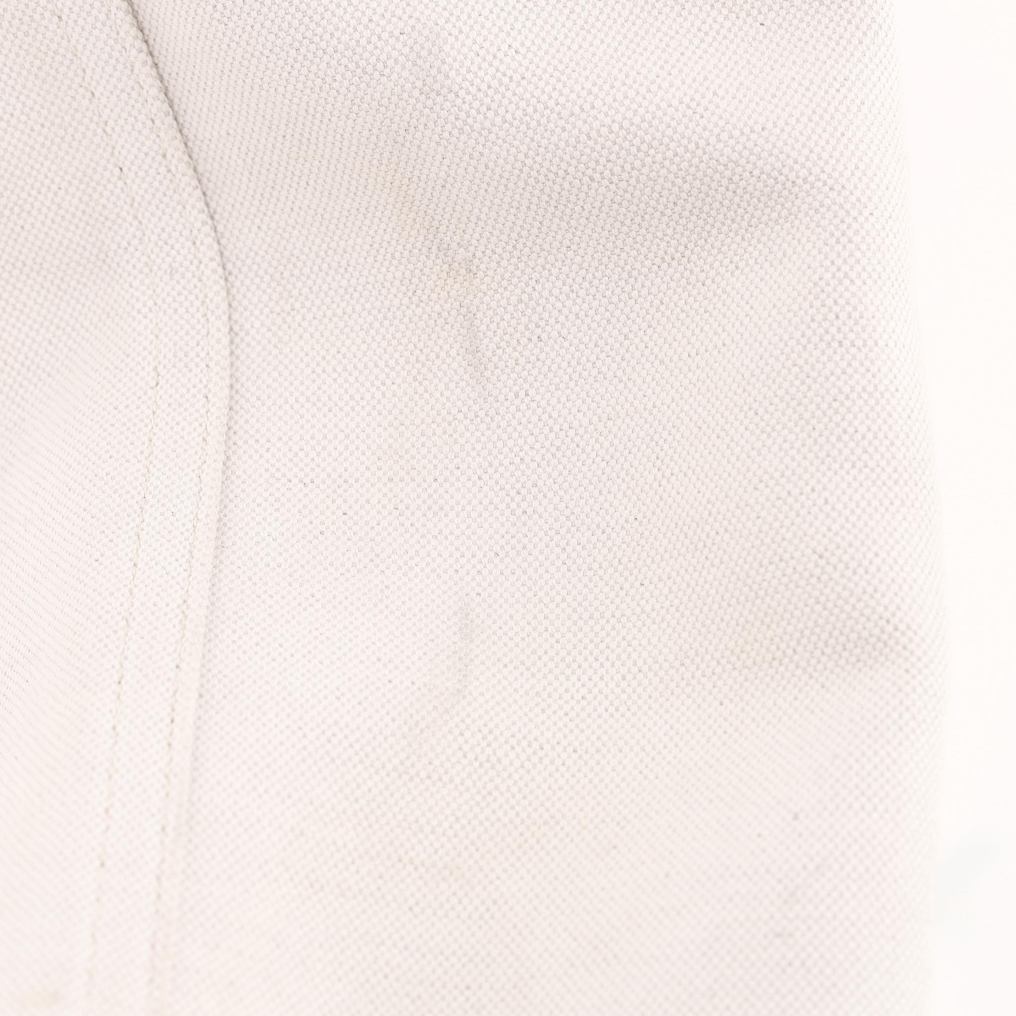 Saint Laurent Maxi Rive Gauche Canvas Tote Bag For Sale 5