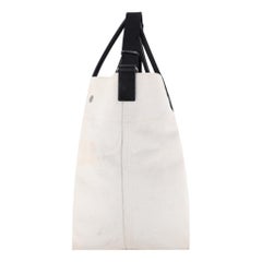 Saint Laurent Maxi Rive Gauche Canvas Tote Bag