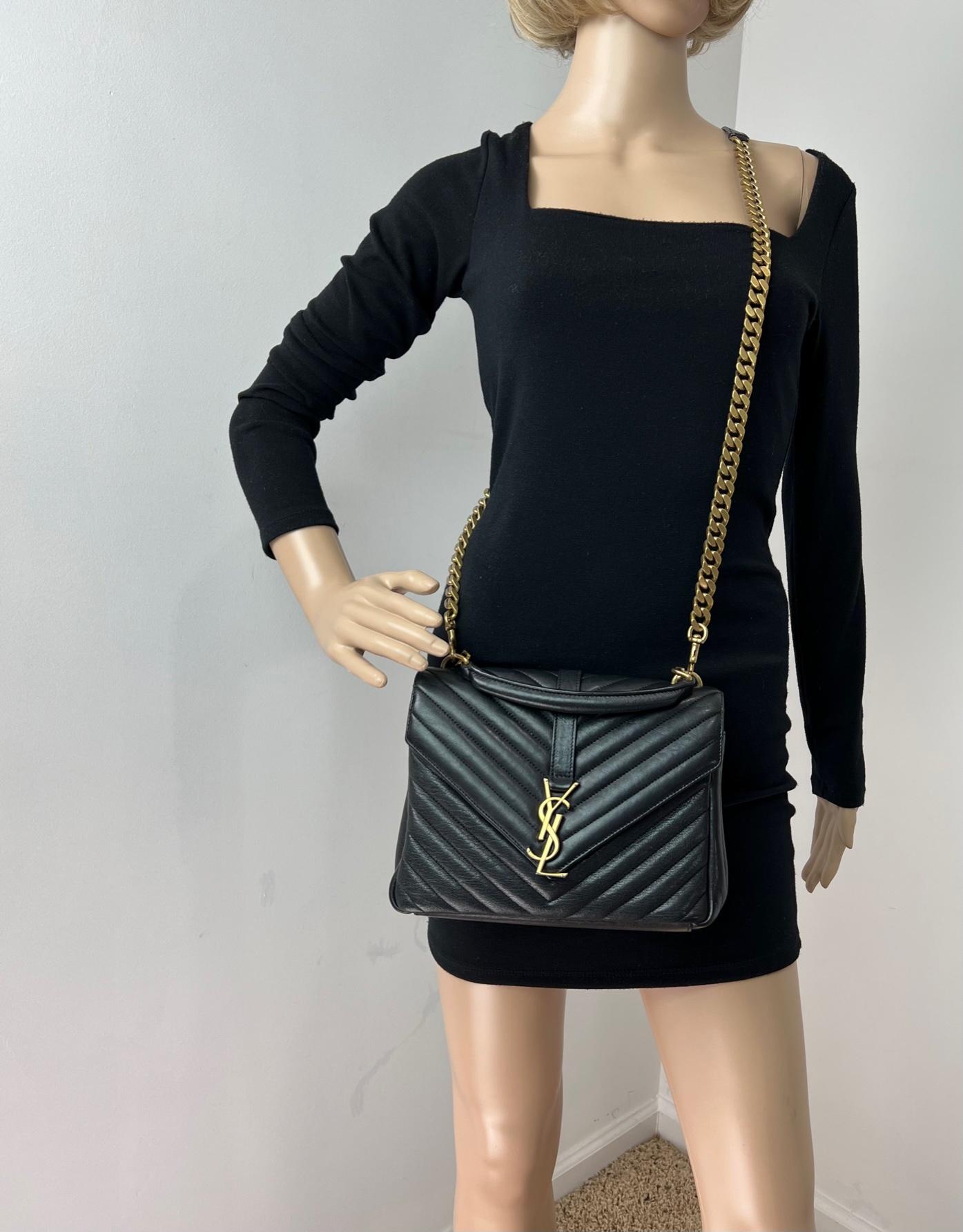 saint laurent chevron bag