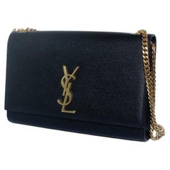 Saint Laurent, Medium Kate Umhängetasche in Schwarz