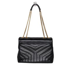 Saint Laurent Medium Loulou Matelassé Leather Shoulder Bag