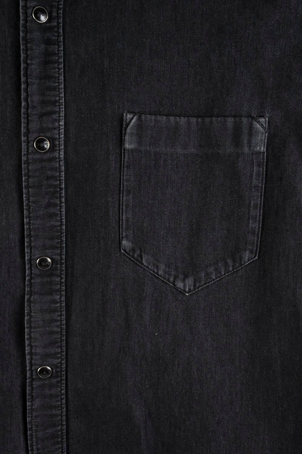 Saint Laurent Men Denim Shirt Jeans Size M, S473 In Good Condition For Sale In Kaunas, LT