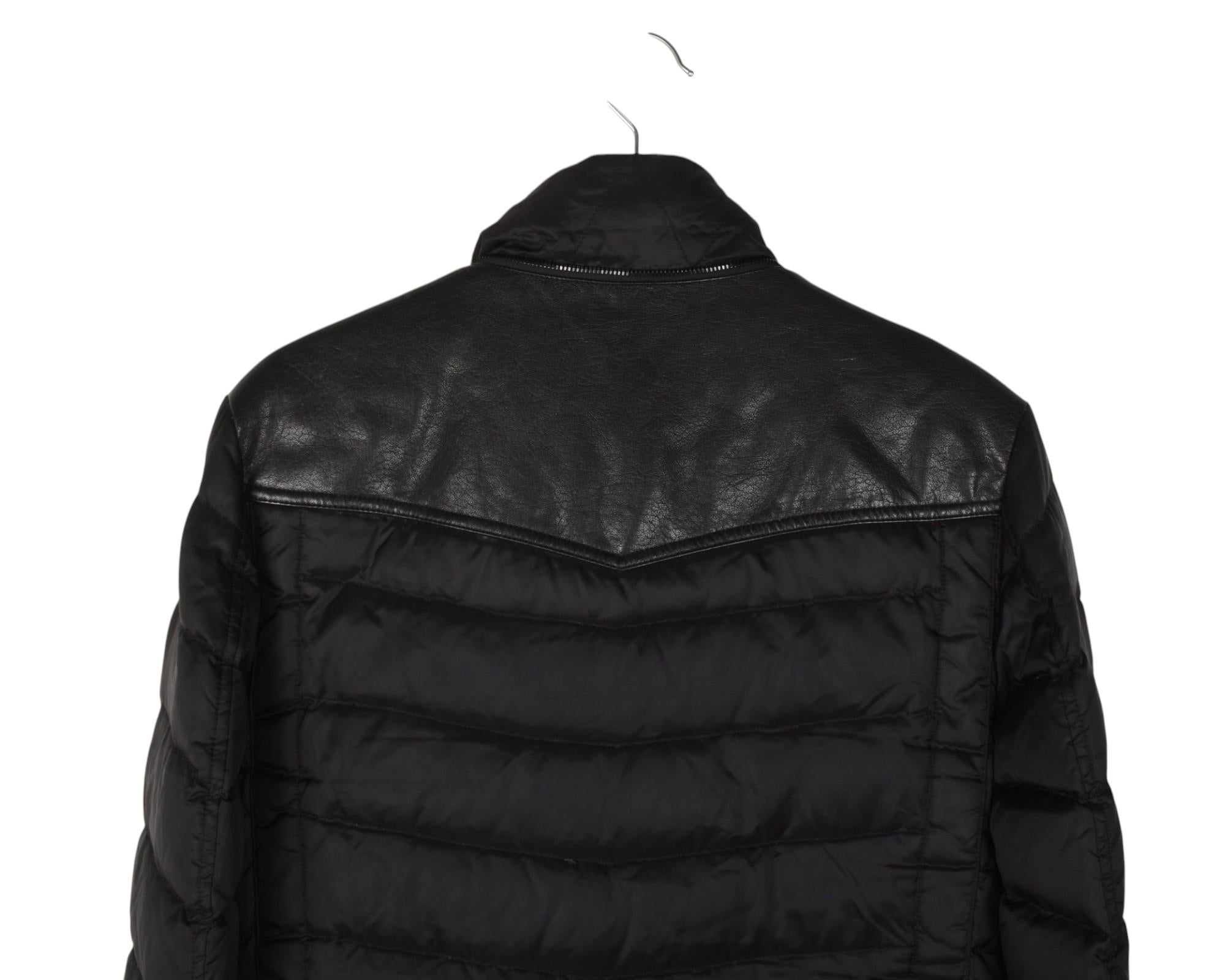 Saint Laurent Men Jacket Real Down Leather App Size IT48/M, S1418 Pour hommes en vente
