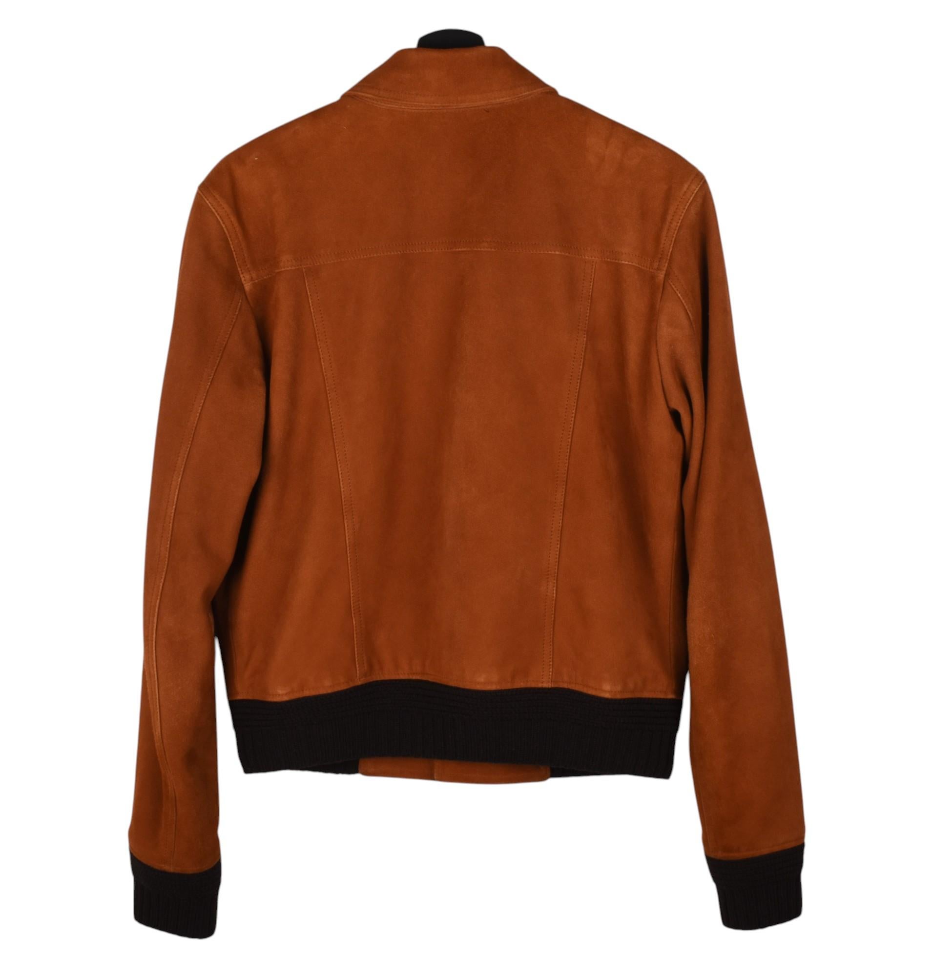 Saint Laurent Uomo Giacca in pelle scamosciata Taglia IT48-M, S1392 In condizioni ottime in vendita a Kaunas, LT