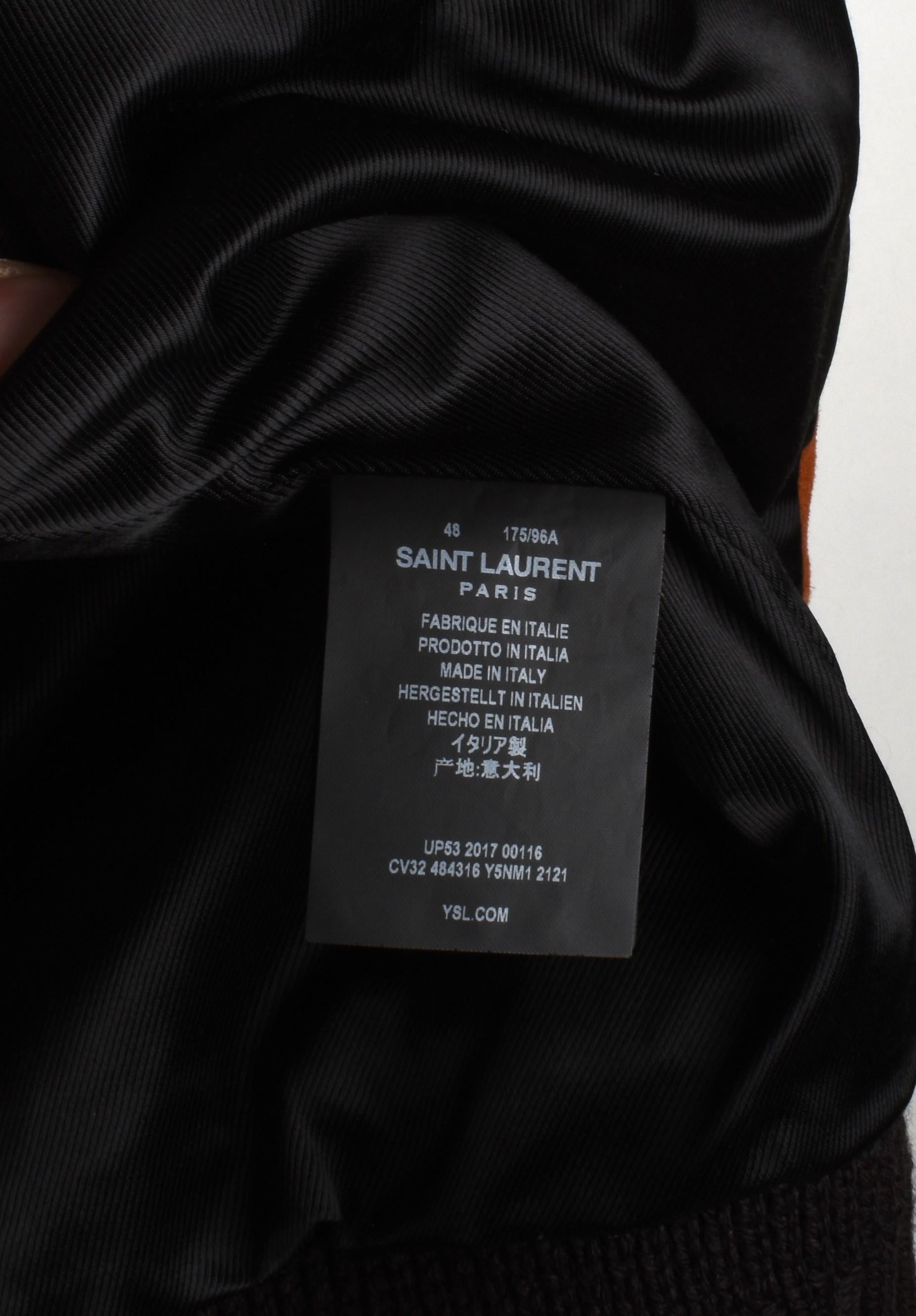 Saint Laurent Uomo Giacca in pelle scamosciata Taglia IT48-M, S1392 in vendita 2