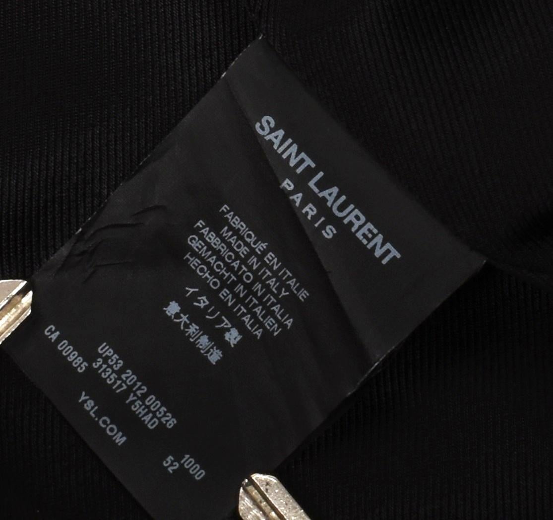 Saint Laurent Uomo Giacca in pelle Bomber Taglia IT52 - M.L.A., S1407 in vendita 4
