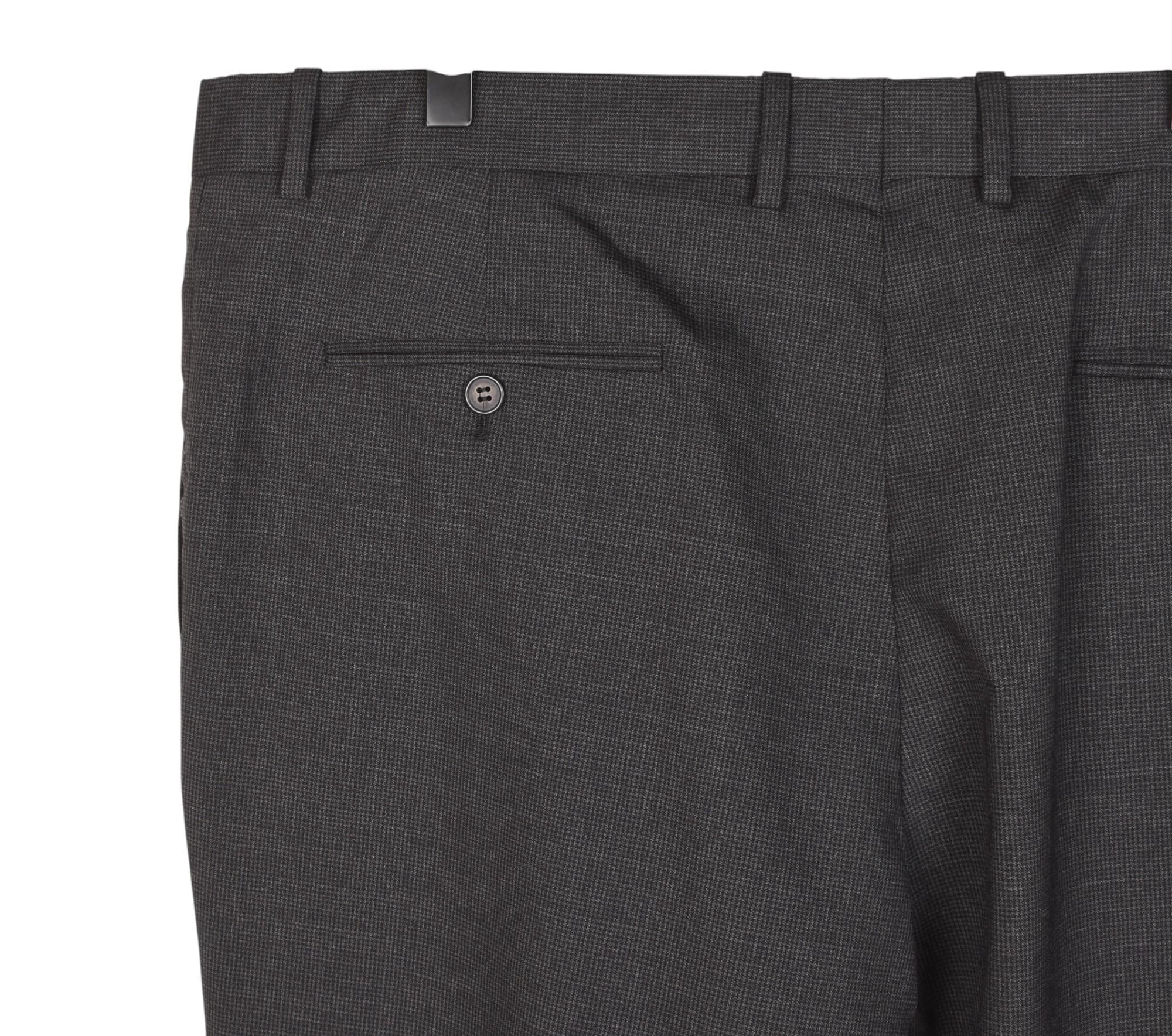 Saint Laurent Men Pants Check Wool Formal Size IT54/L, S1416 In condizioni Nuovo in vendita a Kaunas, LT