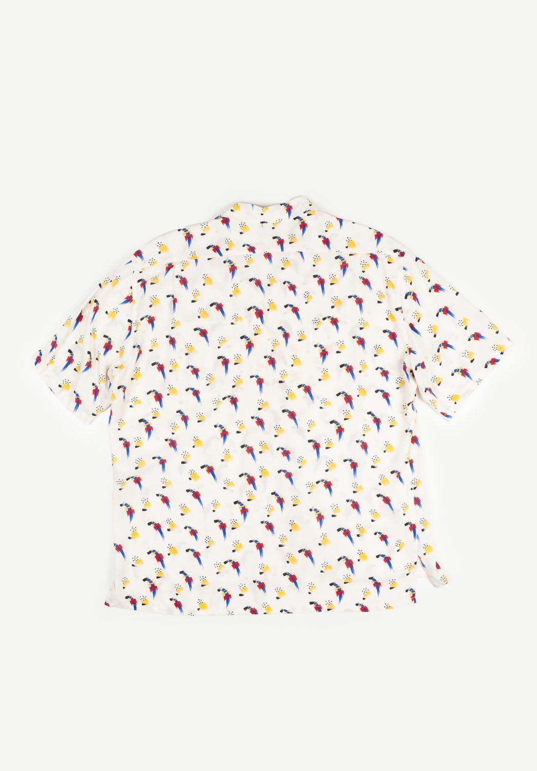 Saint Laurent Herrenhemd mit kurzen Ärmeln im Sommer, groß, S639 im Angebot 1