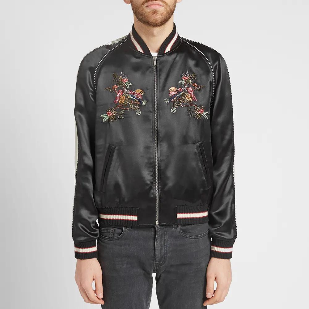 saint laurent paris varsity jacket
