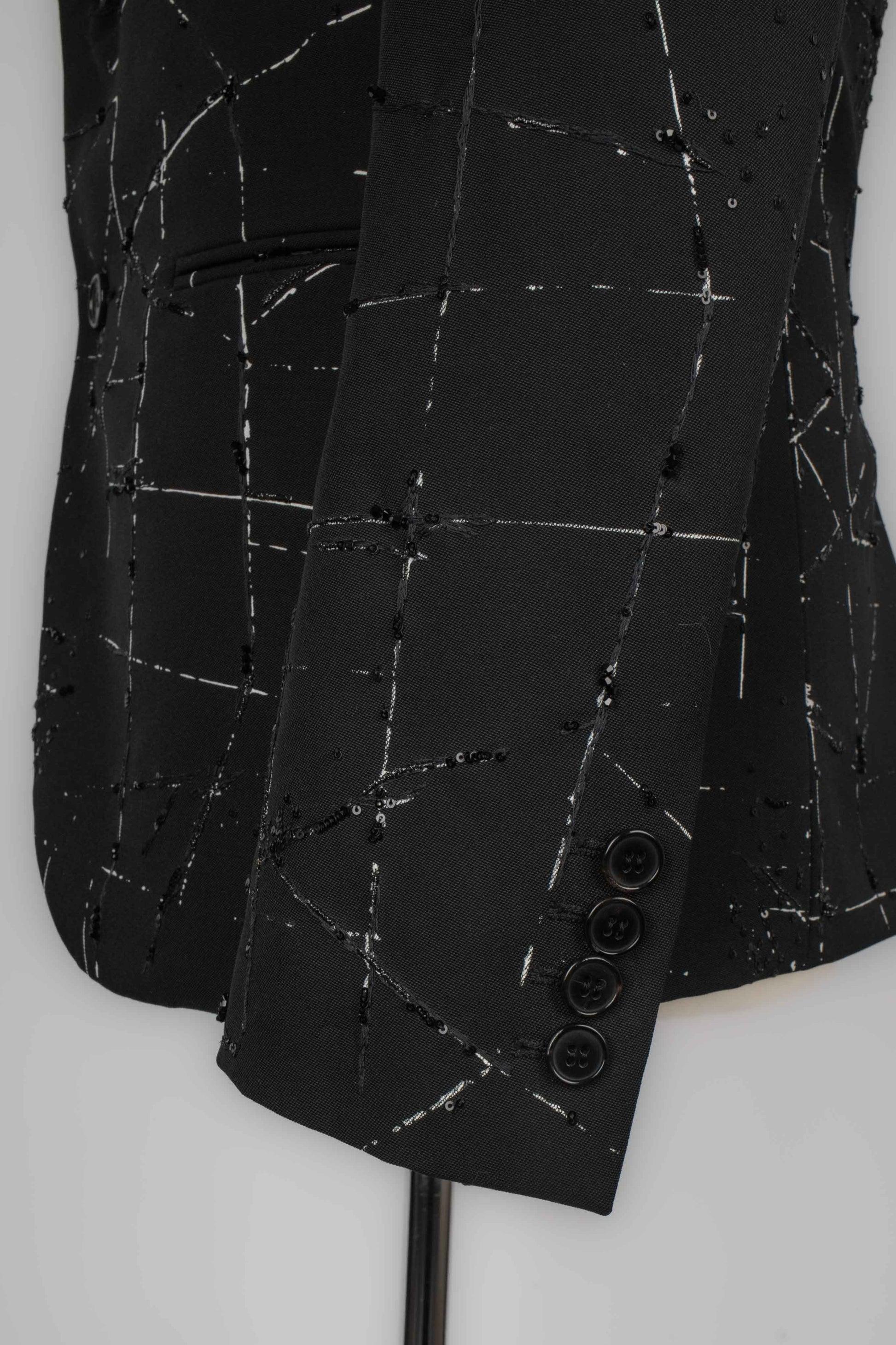 Saint Laurent Men's Black Suit Jacket For Sale 2