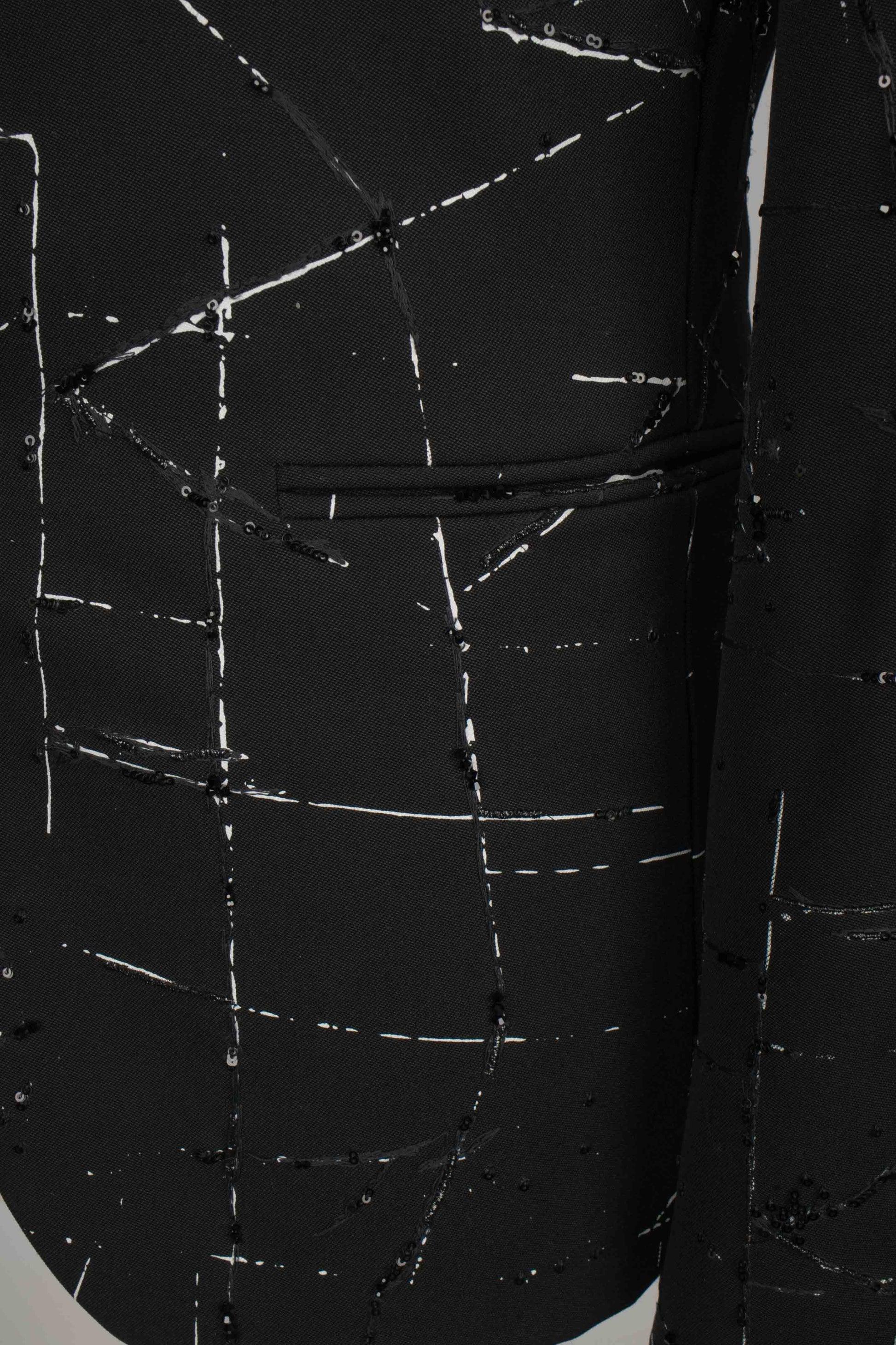 Saint Laurent Men's Black Suit Jacket For Sale 3