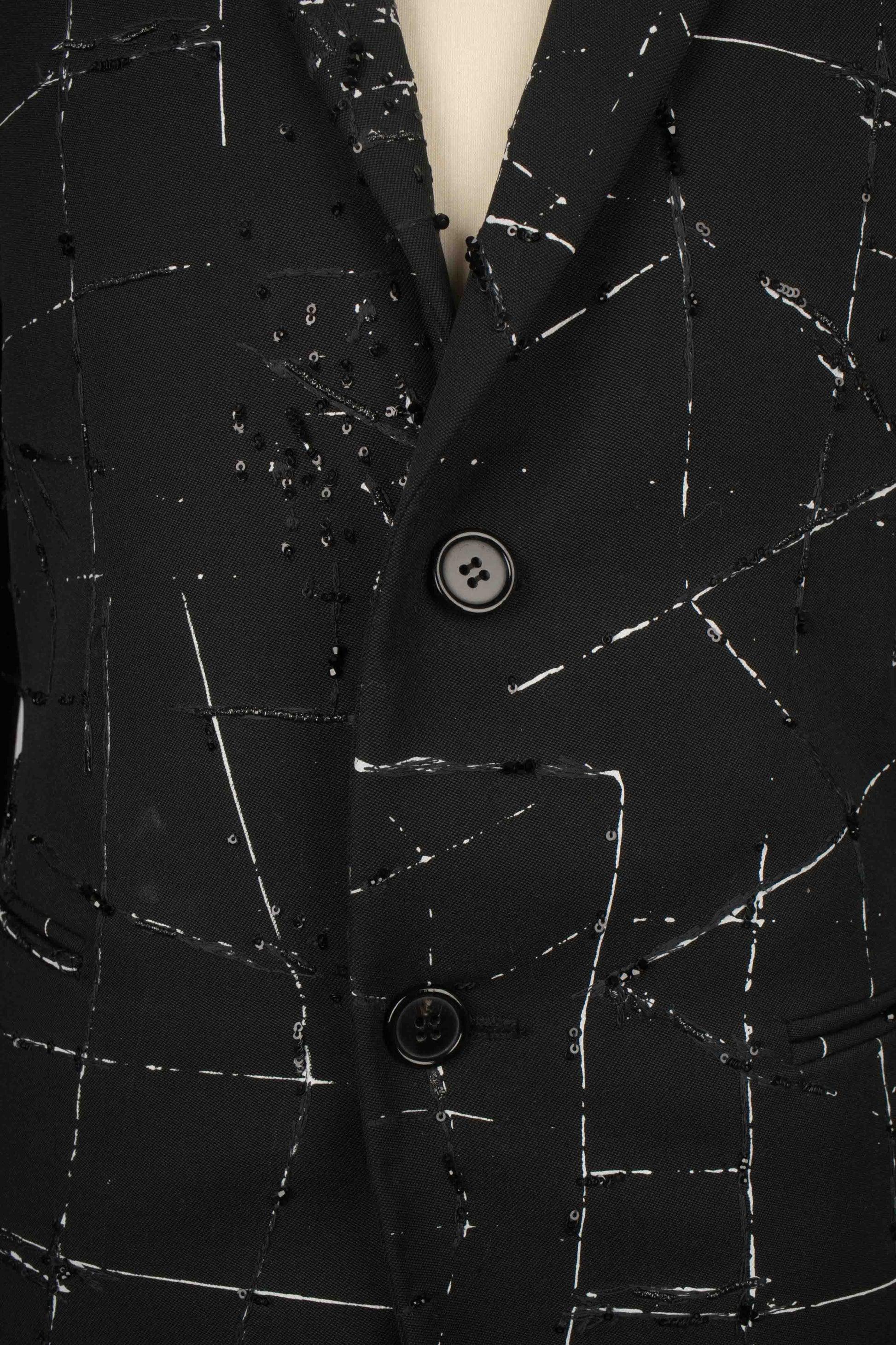 Saint Laurent Men's Black Suit Jacket For Sale 6