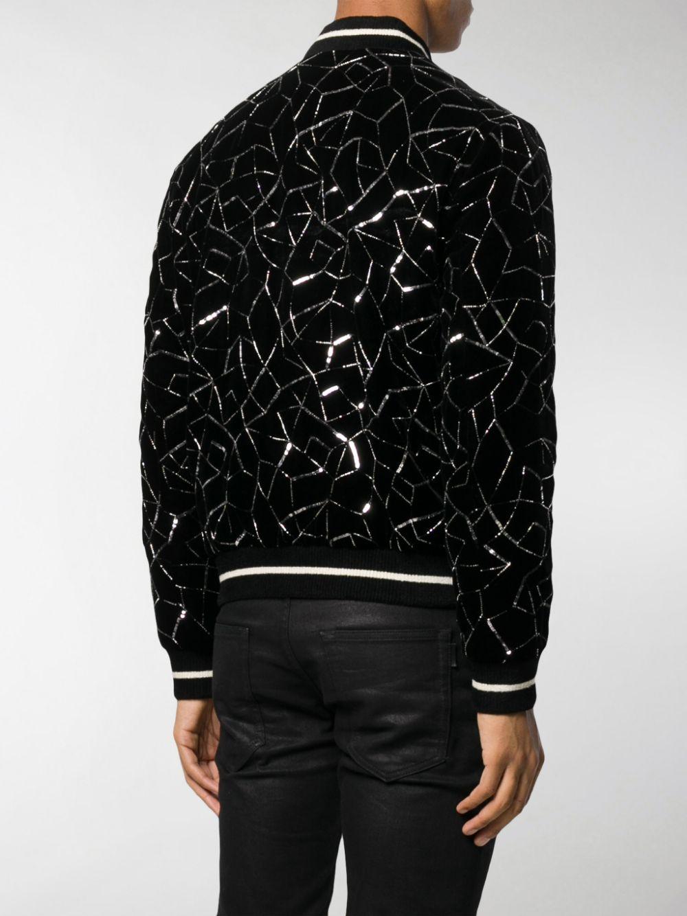 Saint laurent sequin jacket online