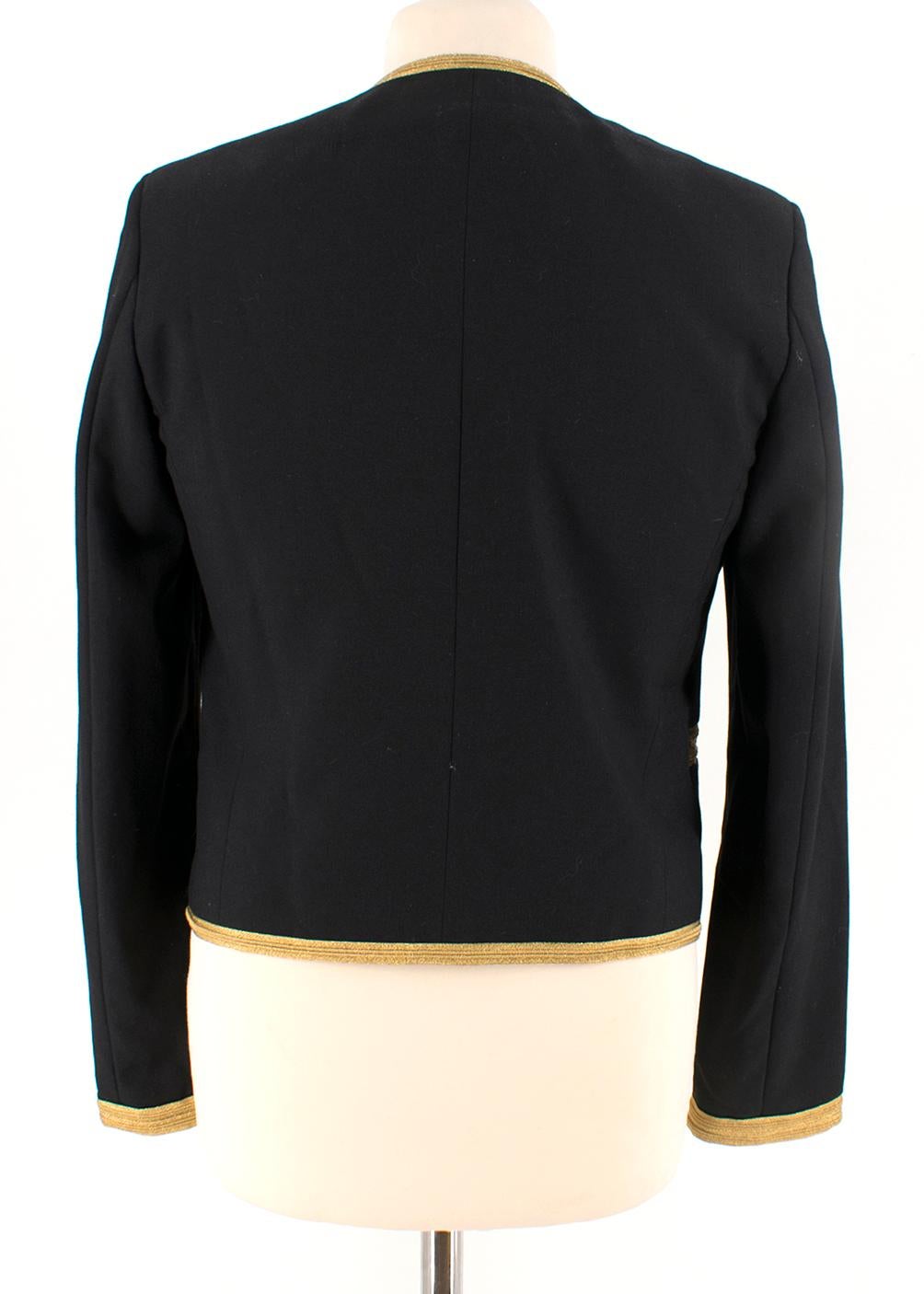 saint laurent officer jacket