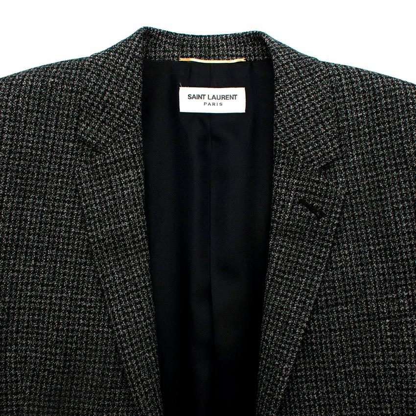 houndstooth blazer with elbow patches