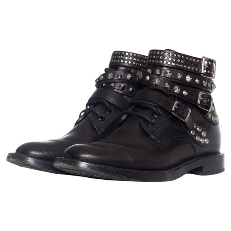Saint Laurent, Military ankle boots For Sale