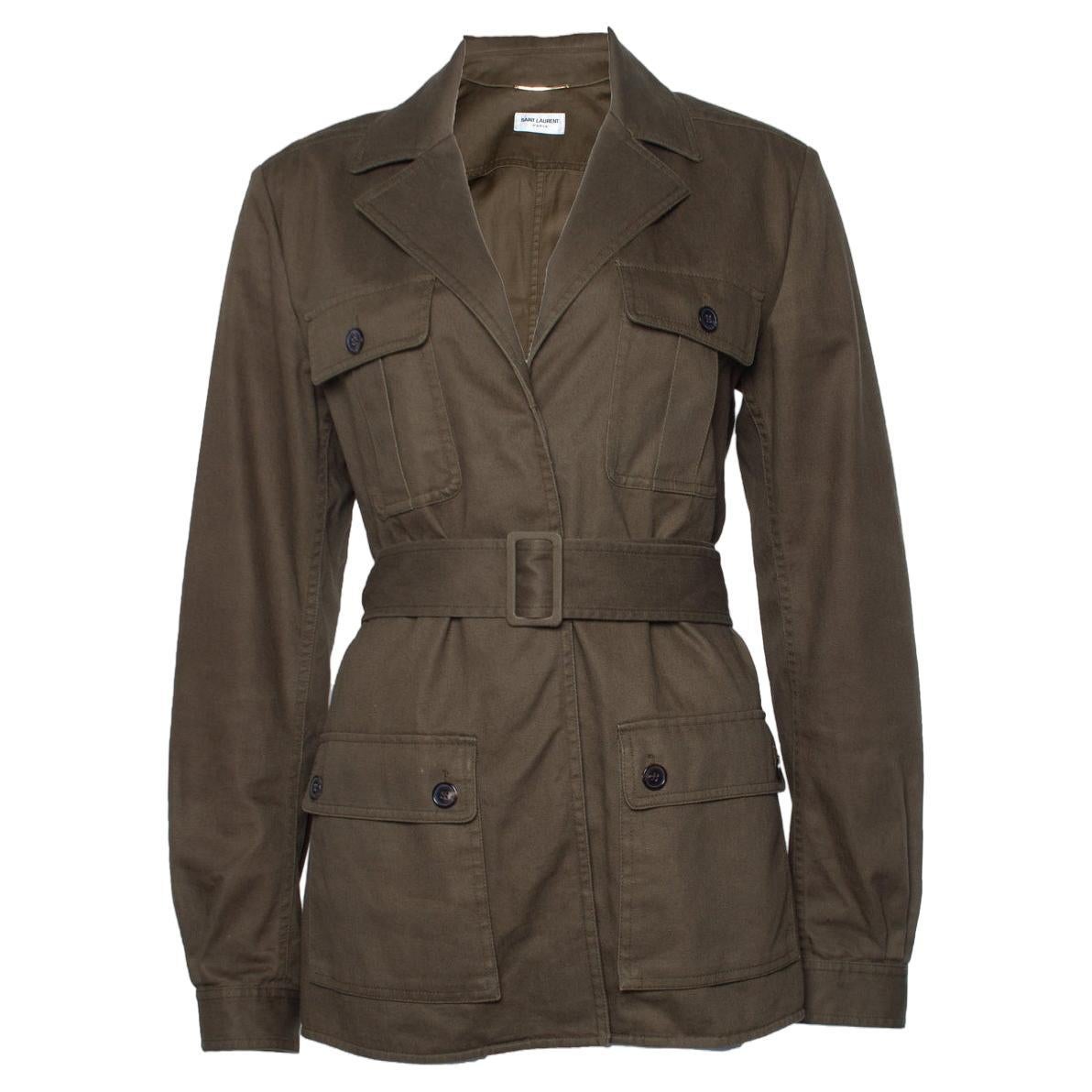 Saint Laurent, Military trench coat For Sale