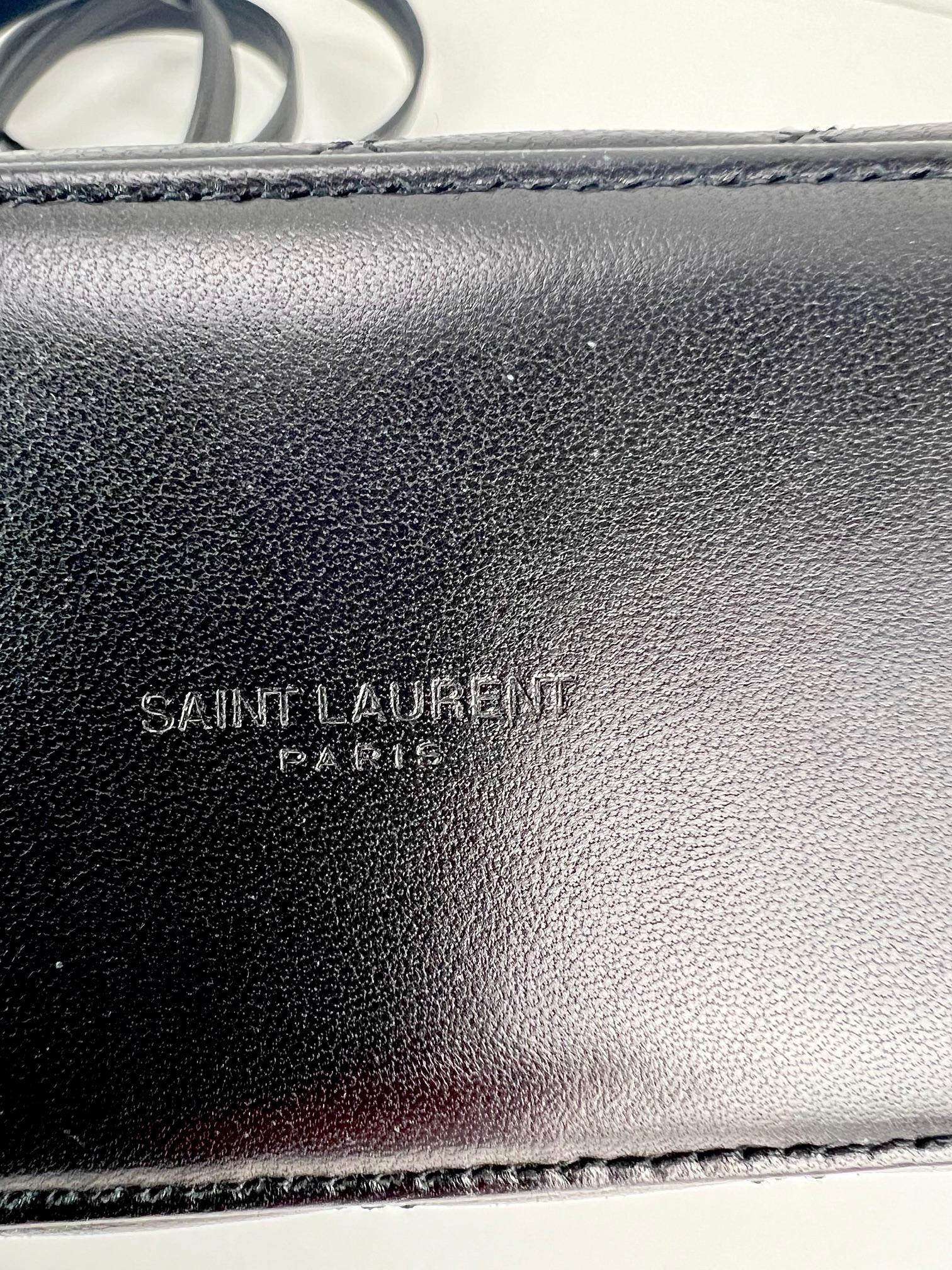 Saint Laurent Mini Gaby Quilted Lambskin Vanity Case Shoulder Bag 5