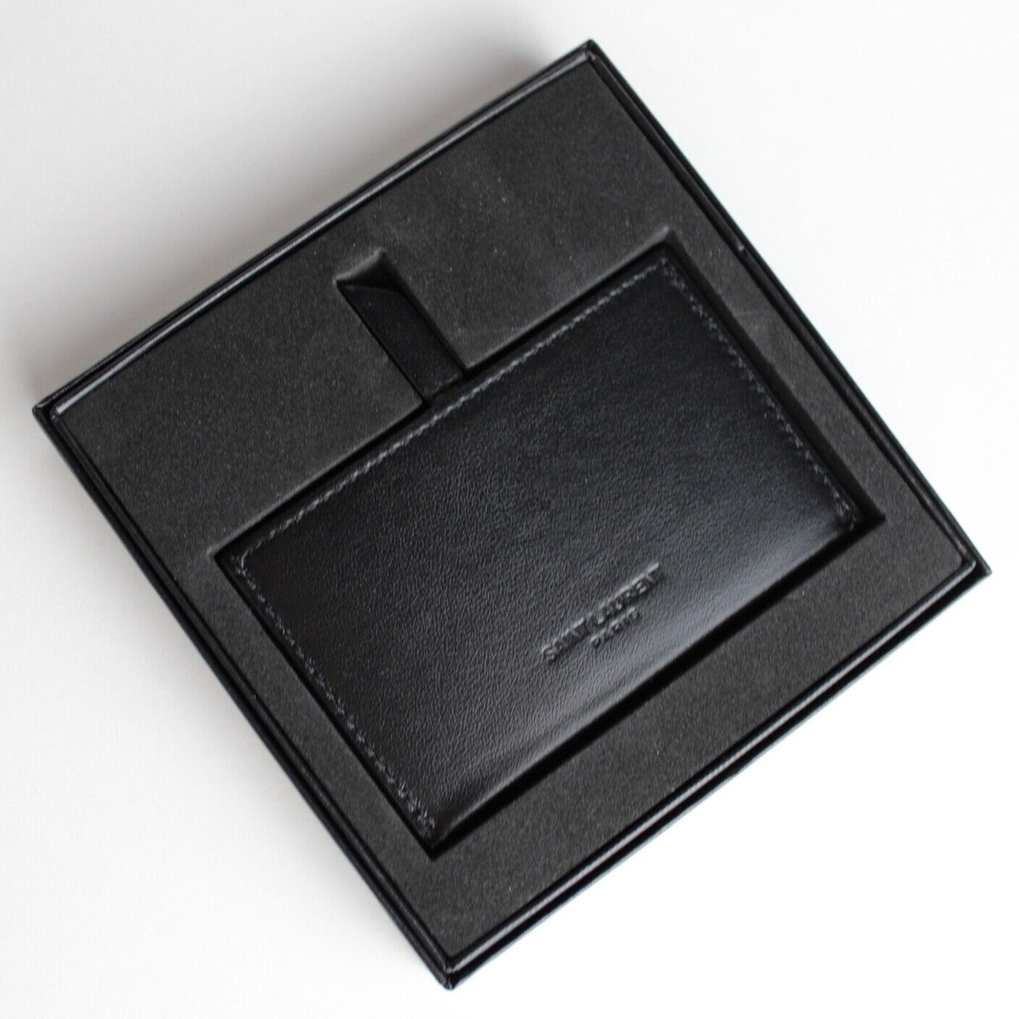 Saint Laurent Mirror Black Leather 