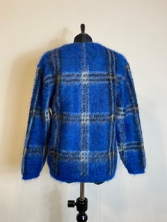 Saint Laurent mohair blue sweater
