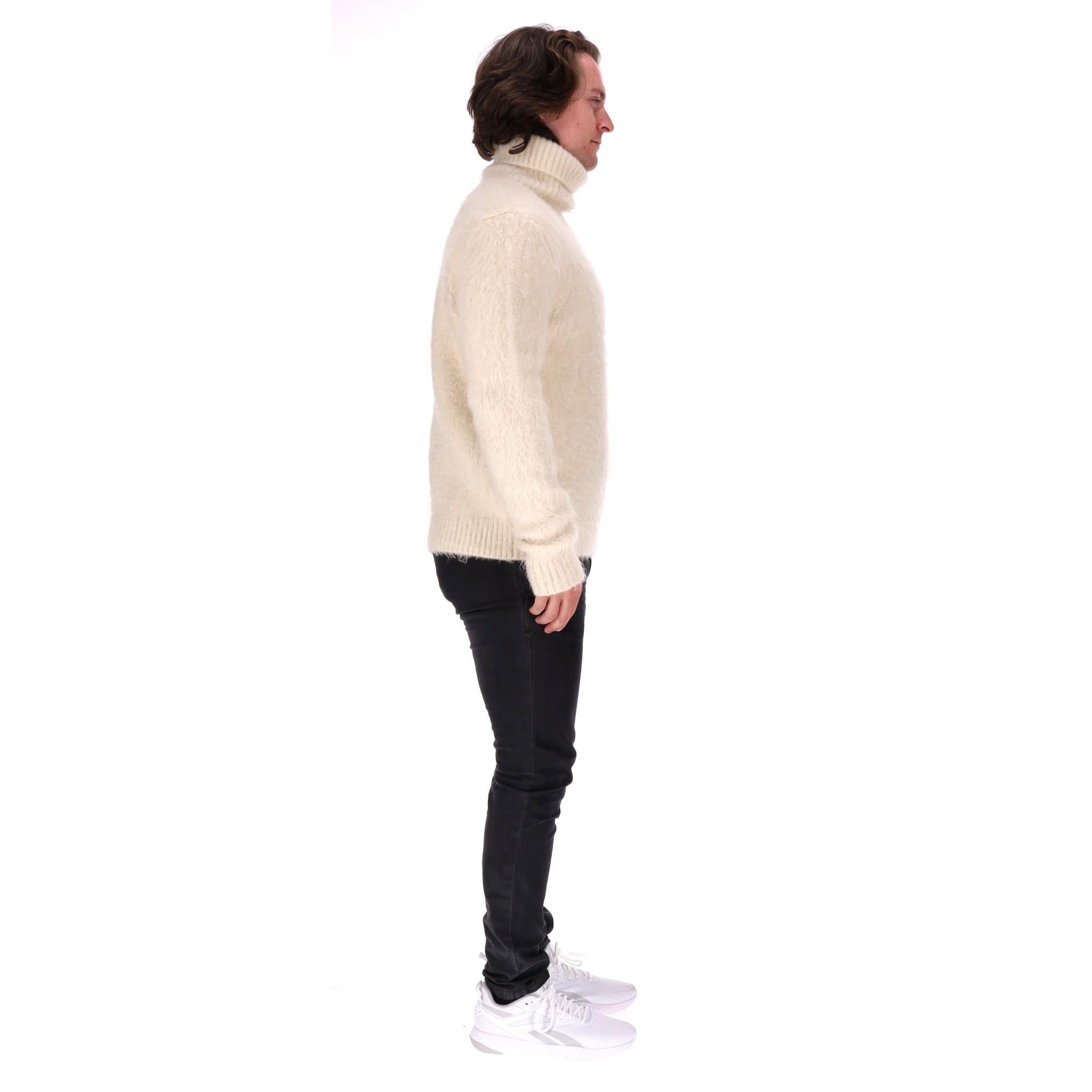 Saint Laurent Mohair & Wool Blend Jumper In Excellent Condition In London, GB