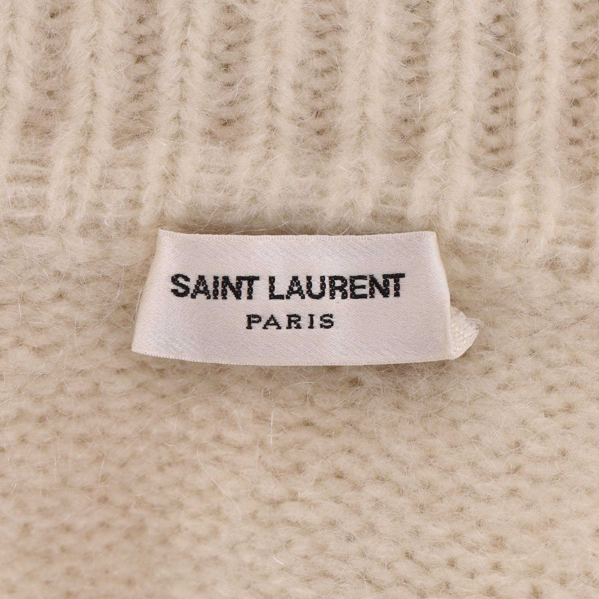 Saint Laurent Mohair & Wool Blend Jumper 1