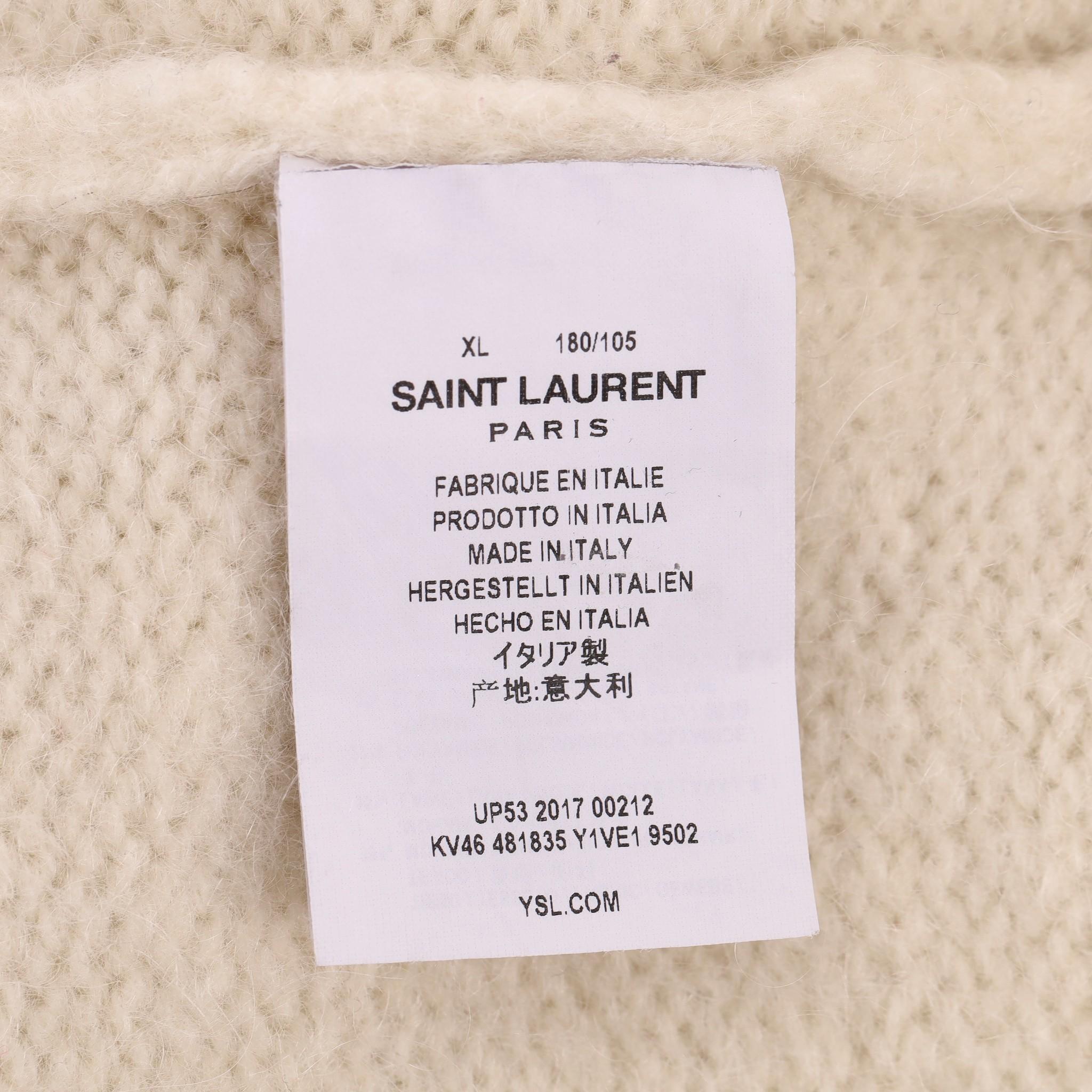 Saint Laurent Mohair & Wool Blend Jumper 2