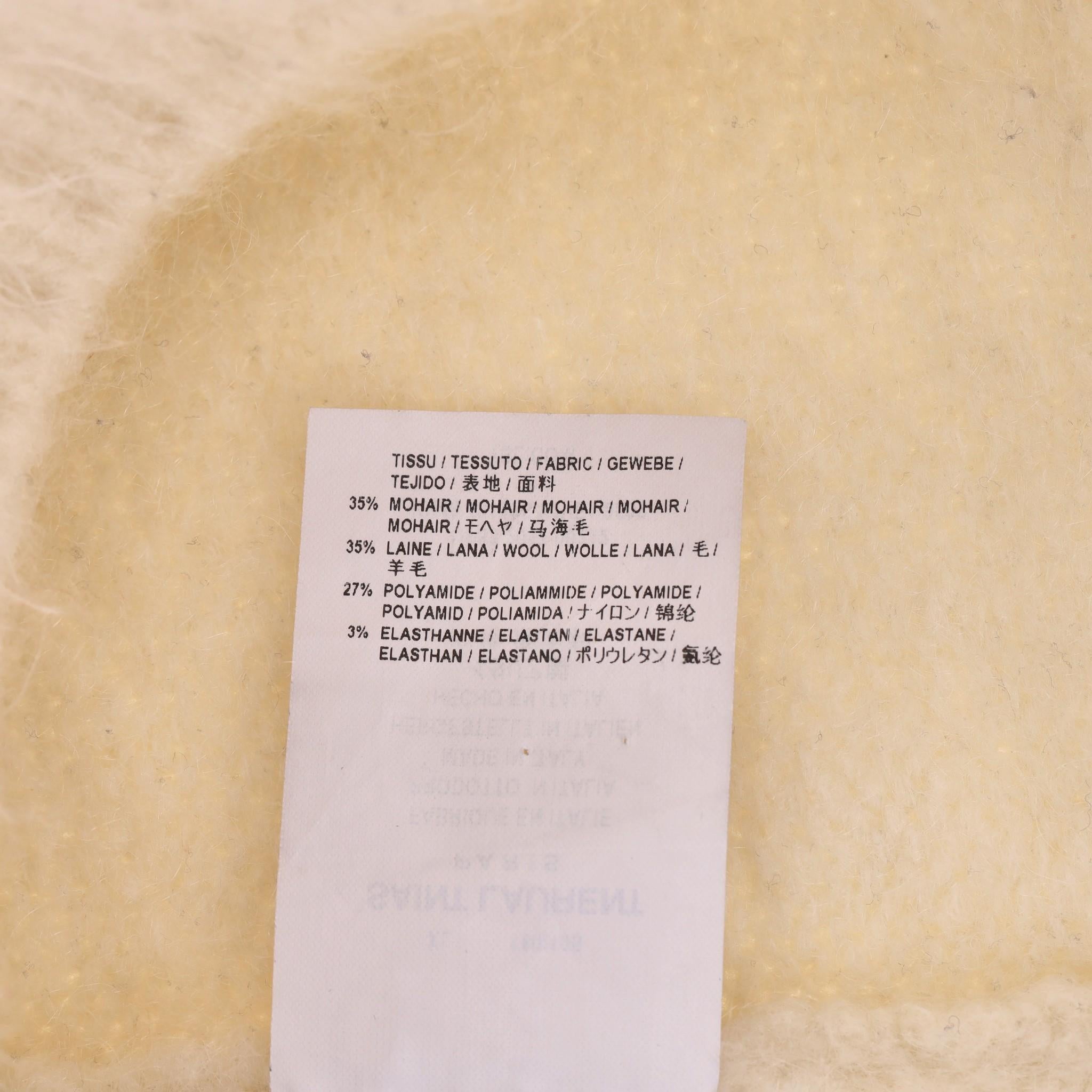 Saint Laurent Mohair & Wool Blend Jumper 3
