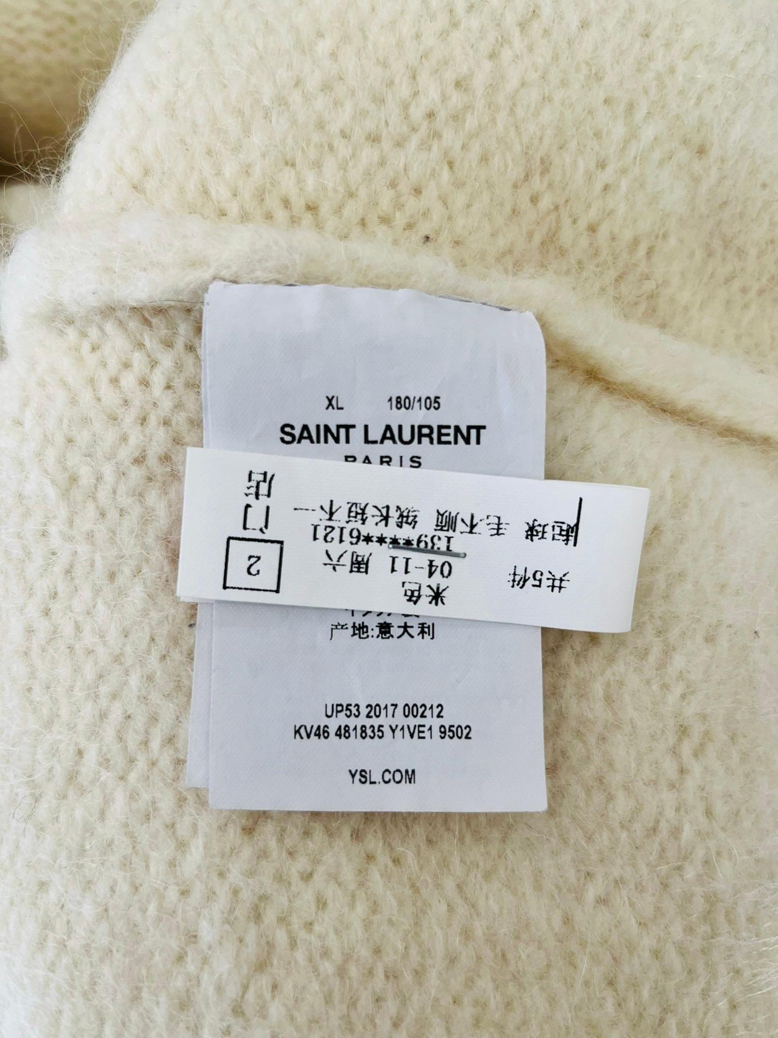 Saint Laurent Mohair & Wool Blend Rollneck Jumper 3