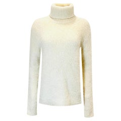 Saint Laurent Mohair & Wool Blend Rollneck Jumper