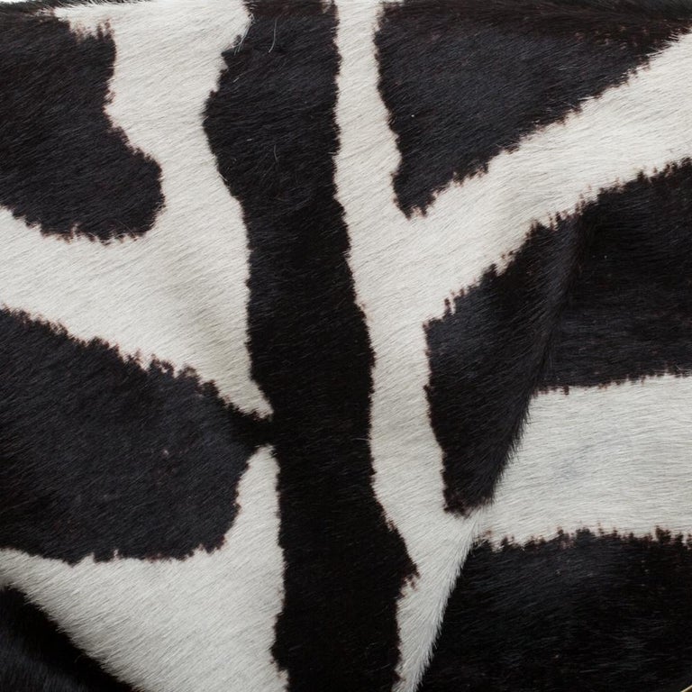 Saint Laurent Monochrome Calfhair Double Horn Frame Mombasa Bag at 1stDibs