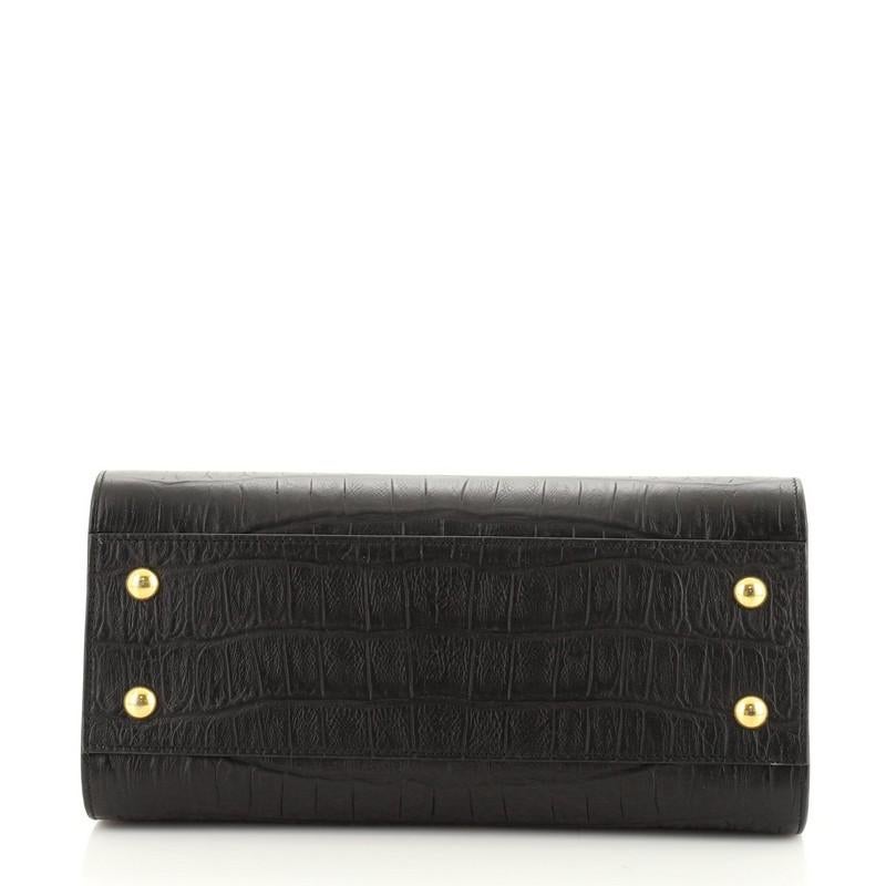 Saint Laurent Monogramm Cabas Krokodil geprägtem Leder Baby für Damen oder Herren